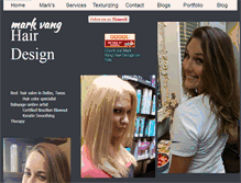 Tablet Screenshot of hairbymarkvang.com